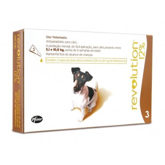 Revolution Cães 5,1 a 10 kg - 1 pipeta